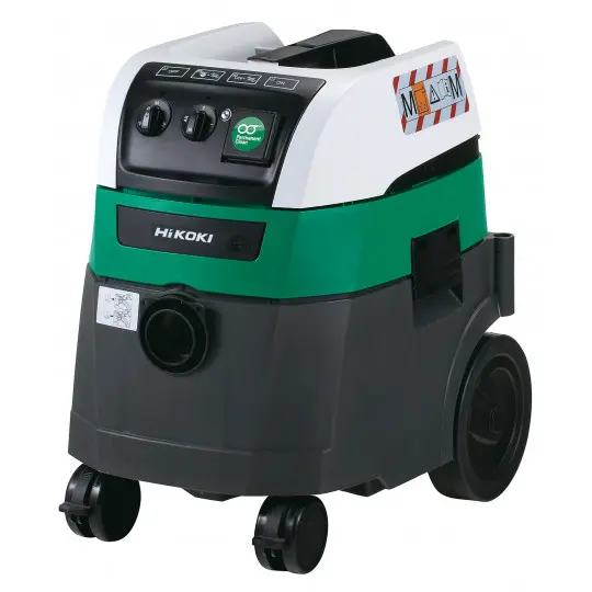 aspirateur 1200W 4,3m3/min cuve 35L 25/22L poussière/eau  classe M - décolm.auto - HIKOKI - RP350YDMWAZ