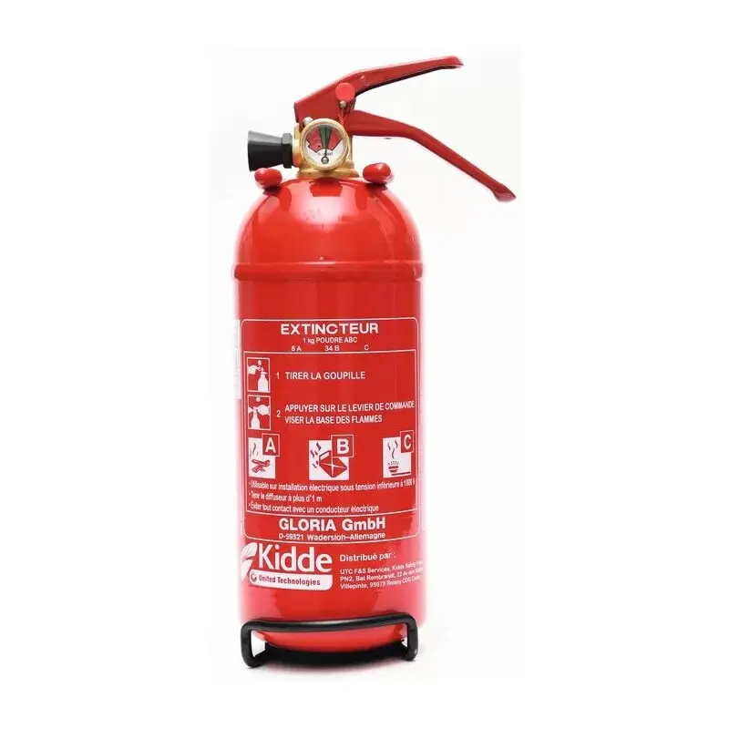 Extincteur poudre polyvalente - KIDDE - 1 kg - J418