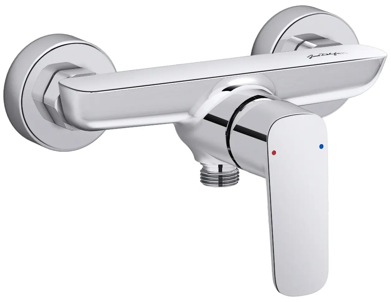 Mitigeur douche mural July+, C2 - Chrome - JACOB DELAFON - E35672-4-CP