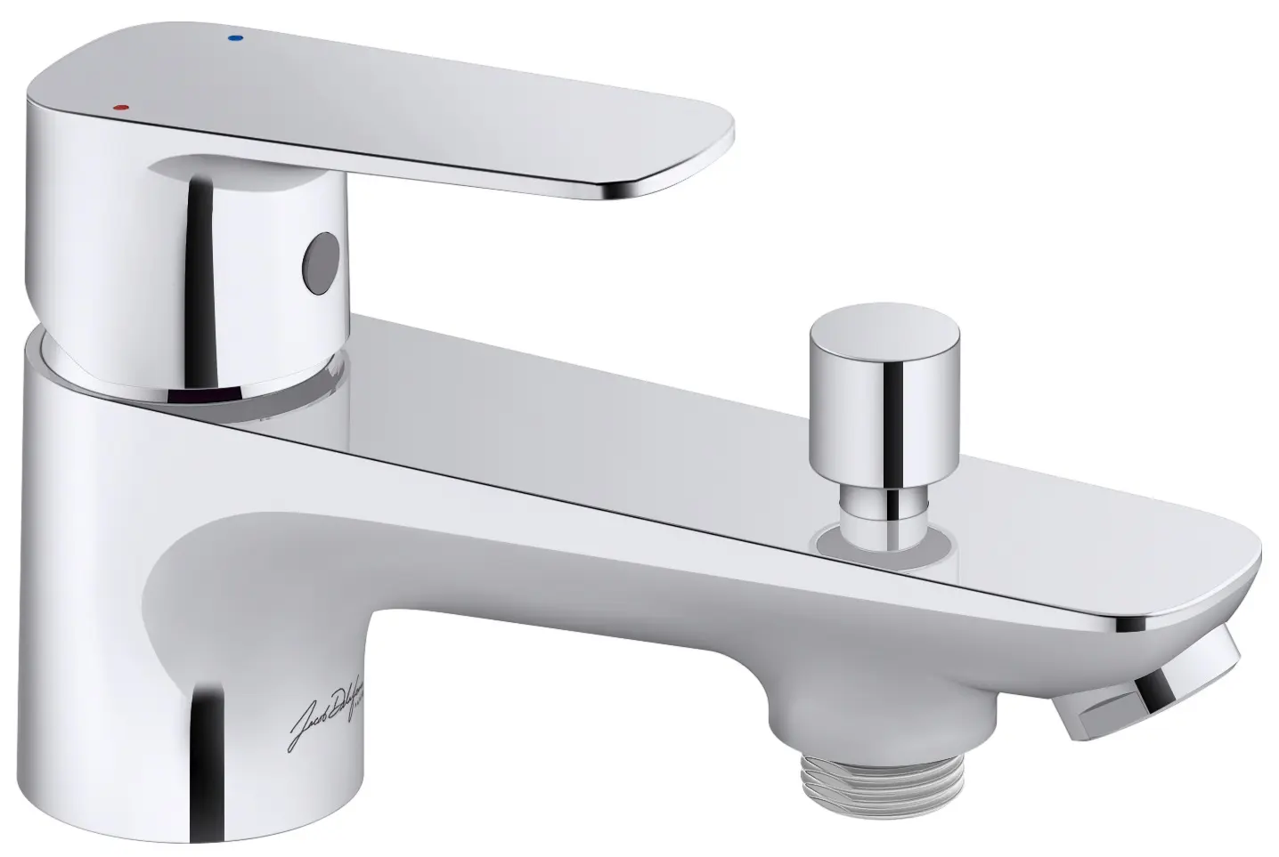 Mitigeur bain-douche monotrou July+, C2 - Chrome - JACOB DELAFON - E35674-4-CP