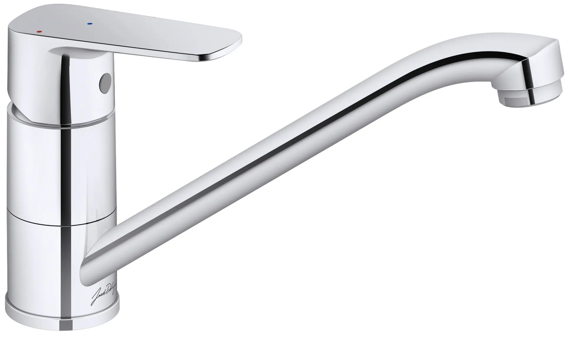 Mitigeur évier bec profilé orientable July+, C3 -  Chrome - JACOB DELAFON - E35688-4-CP