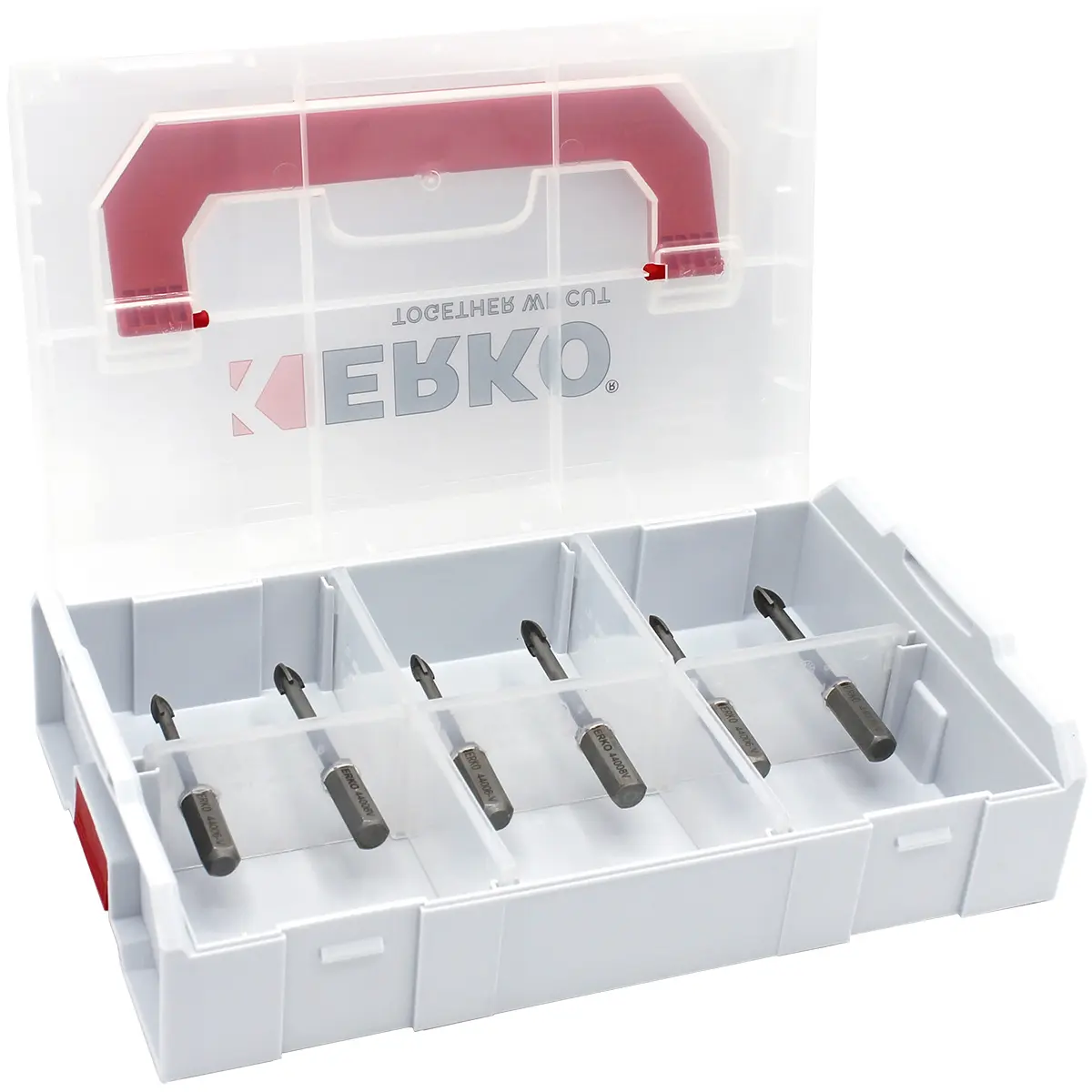 Coffret foret verre et céramique -ERKO - 6PCS 6-8mm - 84460AV