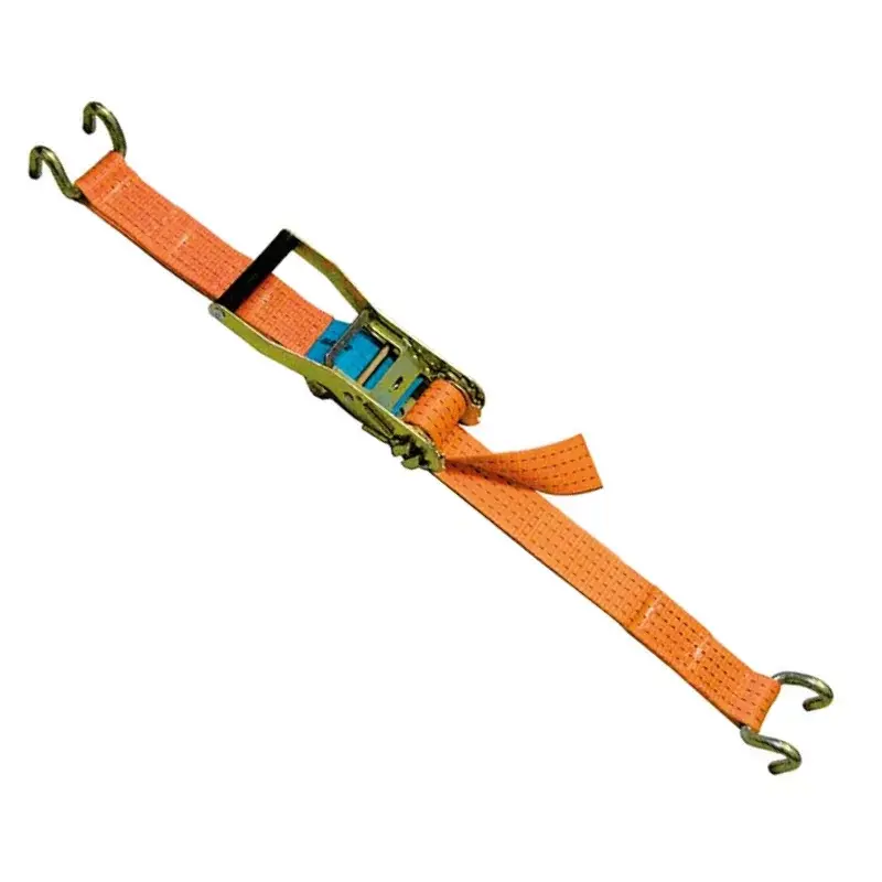 Sangle arrimage 50 mm TMU orange 2 bord rive 9m - LEVAC - 4570C09