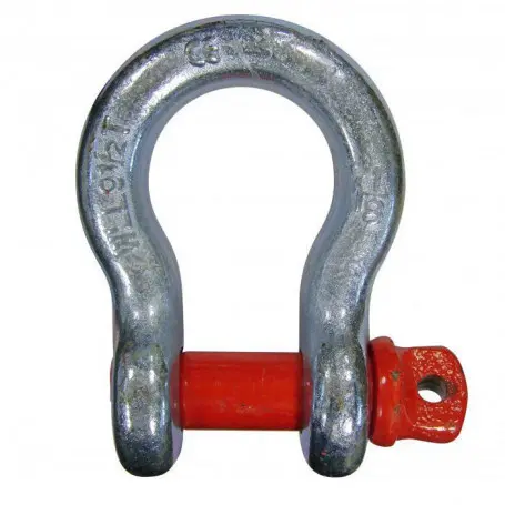 Manille lyre 'haute résistance' axe 1500KG - LEVAC - 5210D