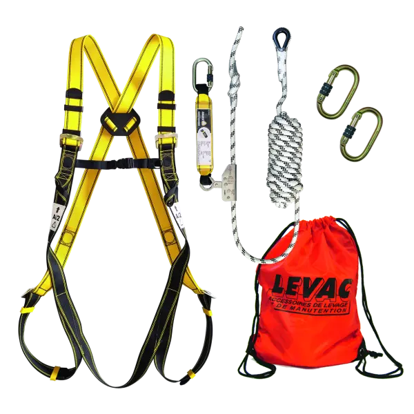 Kit harnais antichute N°2 TOITURE - LEVAC - 3616KIT2V