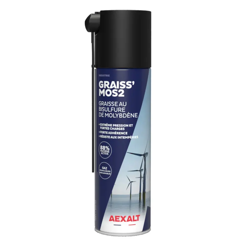 Graisse MOS2 spécial extrême pression aérosol 650 ml - AEXALT - 1561