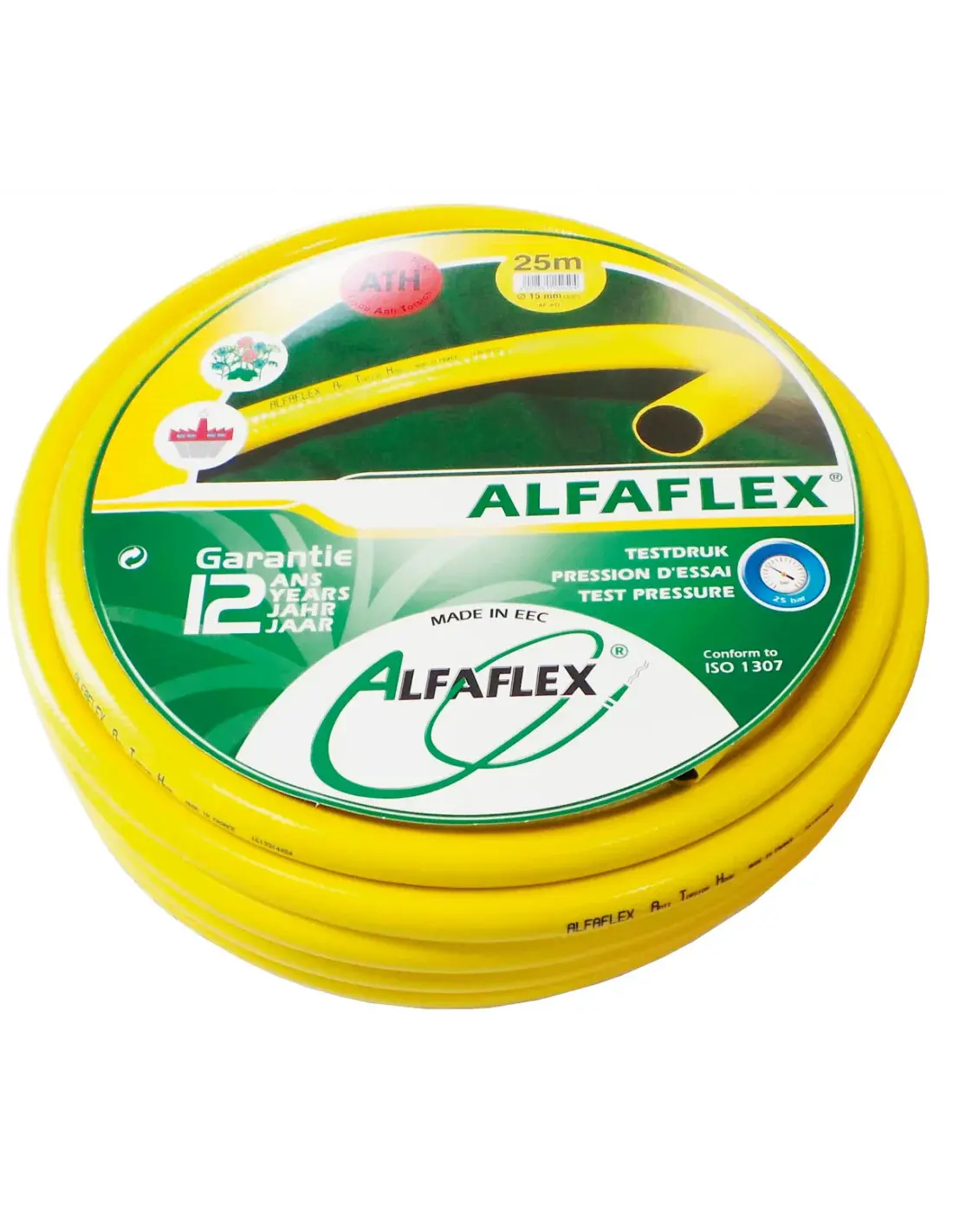 Tuyau d'arrosage ATH anti-torsion diamètre 15 mm (50 mètres) - ALAFLEX - AF15050 