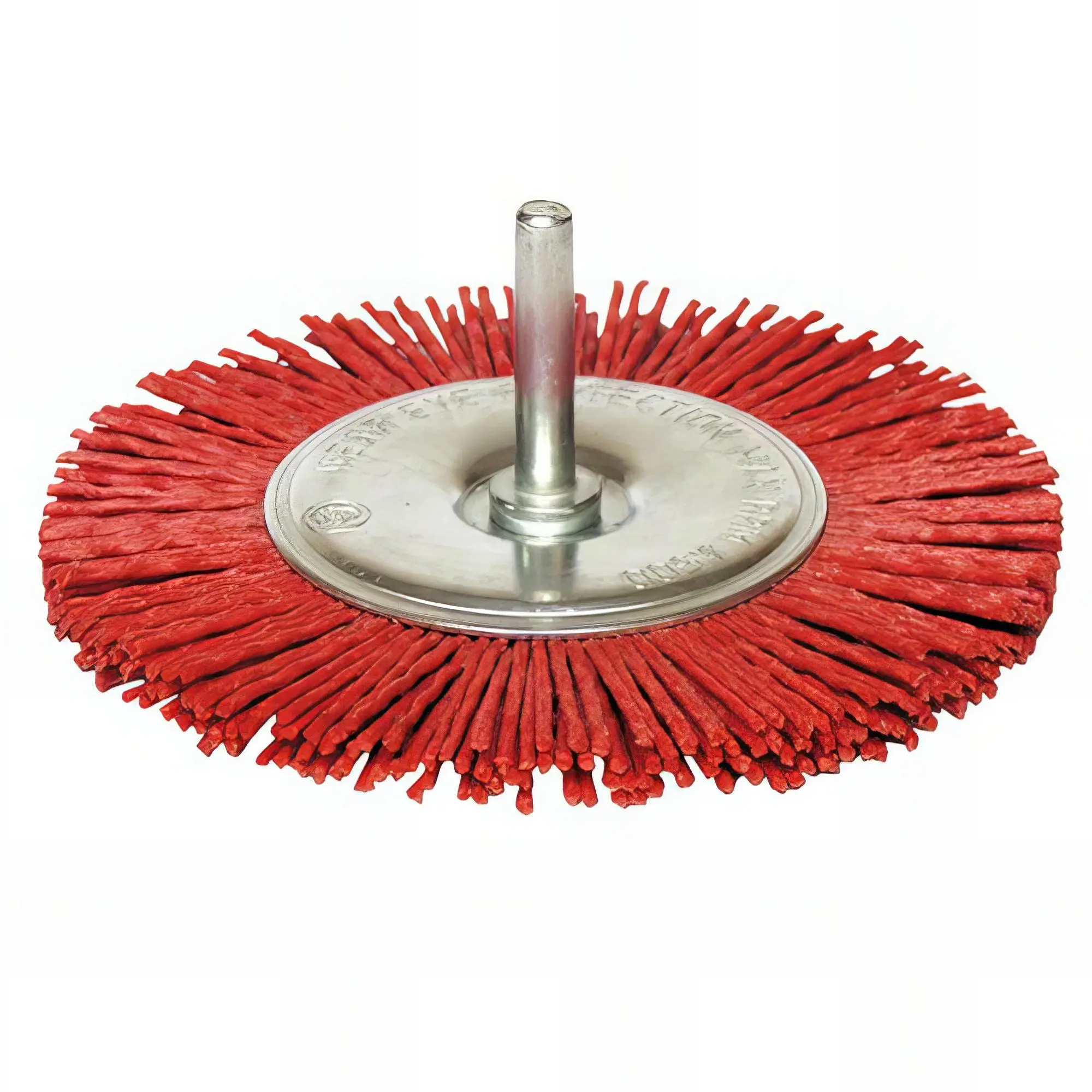Brosse circulaire D75 fil nylon GR80 tige de 6x30 - LEMAN - 110.071