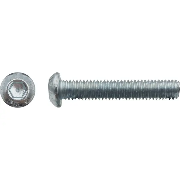 Vis tête bombée six pans creux filetage total (BHC) classe 10,9 zingué dégazé - 8 x 40 mm - BTE 100 - LENNIE - BHC1090804002B