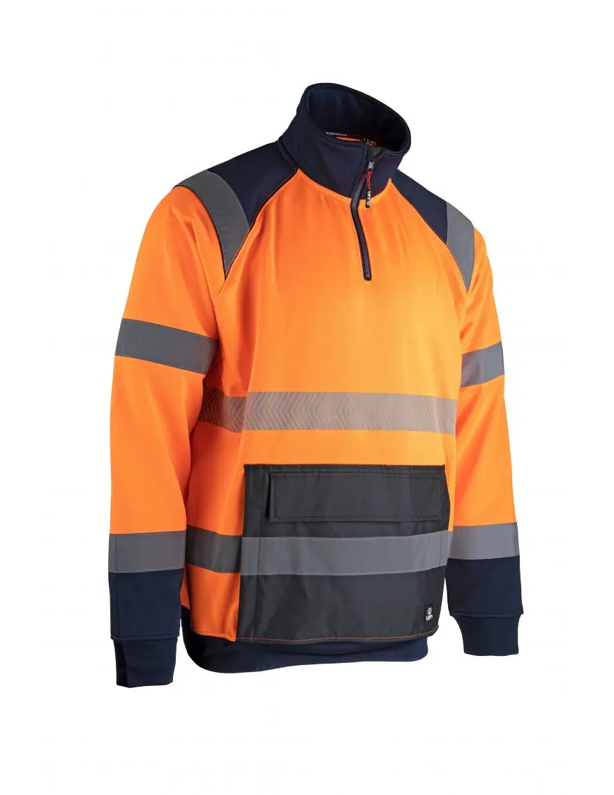 Sweat haute visibilité col montant - LMA - 8085