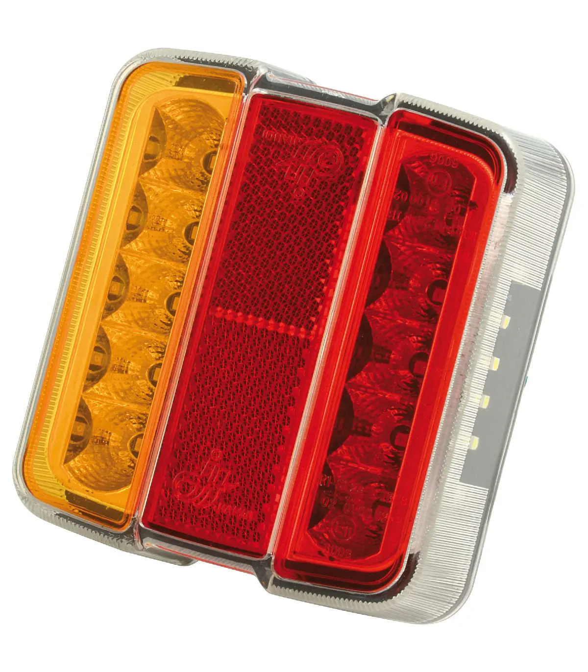 Lanterne 4 fonctions - Orange/rouge, feu led - AUTOBEST - 246161