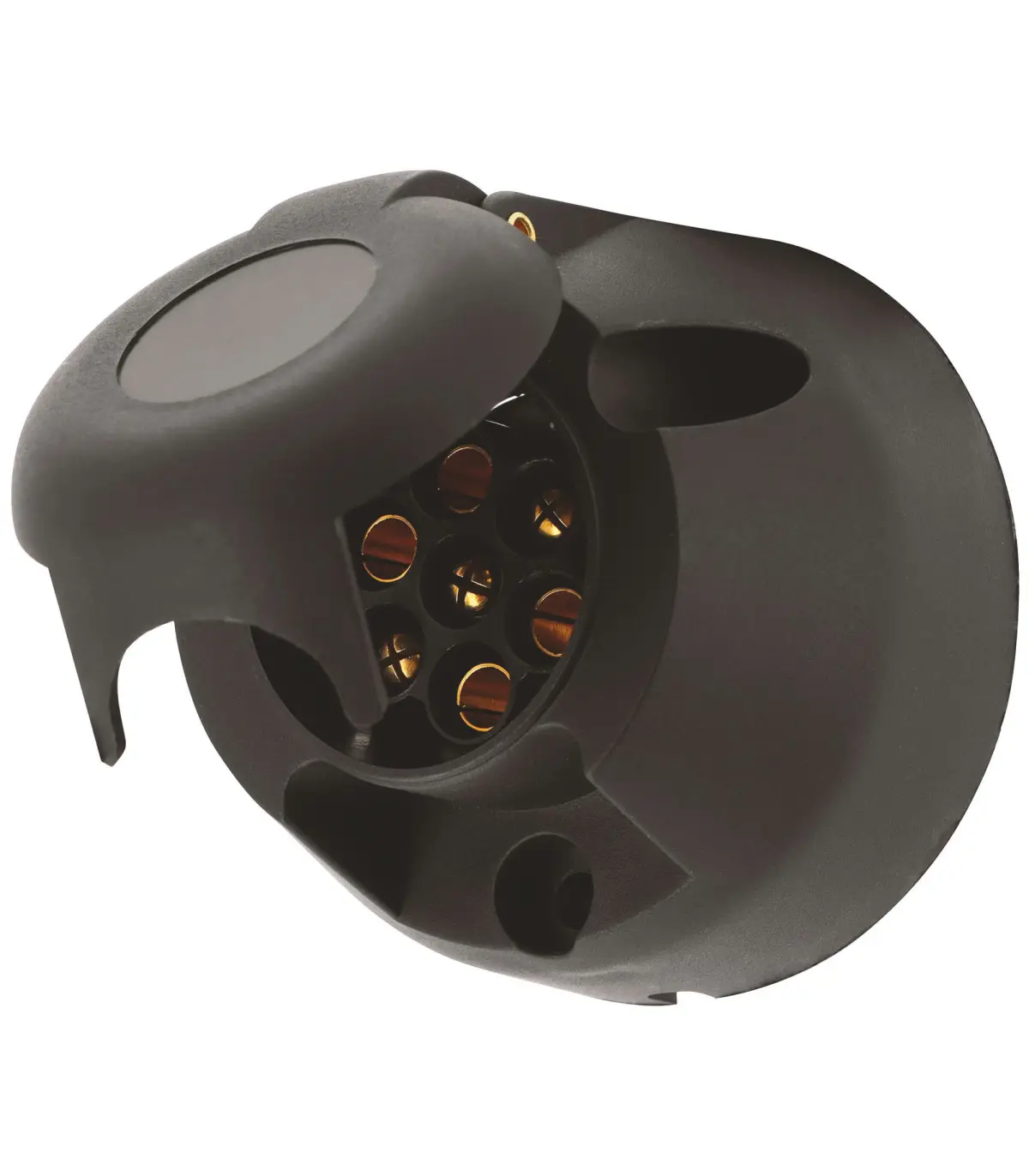 Prise plastique femelle 7 plots 12V - AUTOBEST - 240411