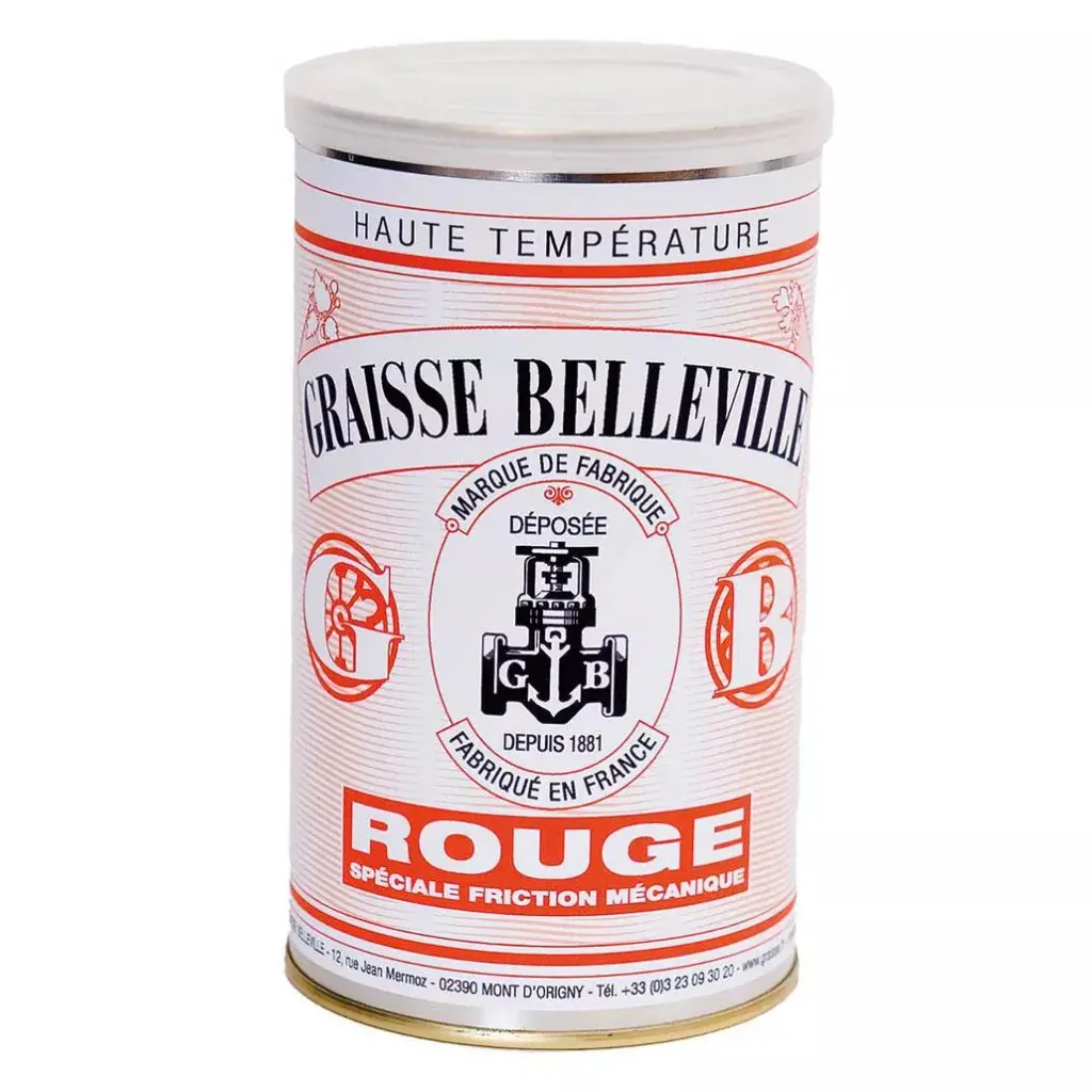 Belleville rouge spéciale friction mécanique- GRAISSE BELLEVILLE - GB070R
