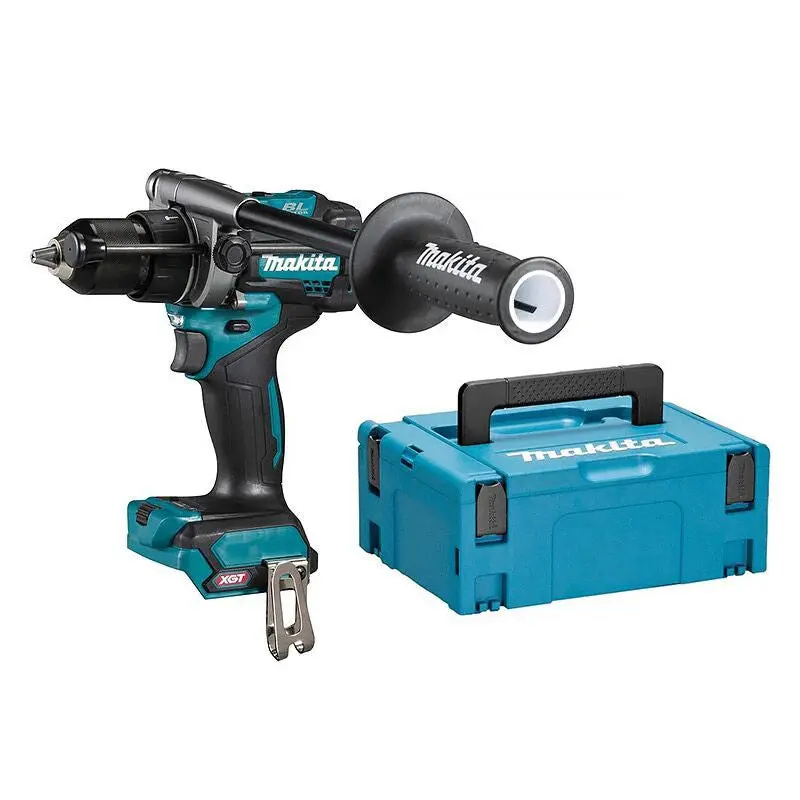 Perceuse visseuse à percussion 40 V max XGT - MAKITA - Sans batterie - MAKPAC -HP001GZ01