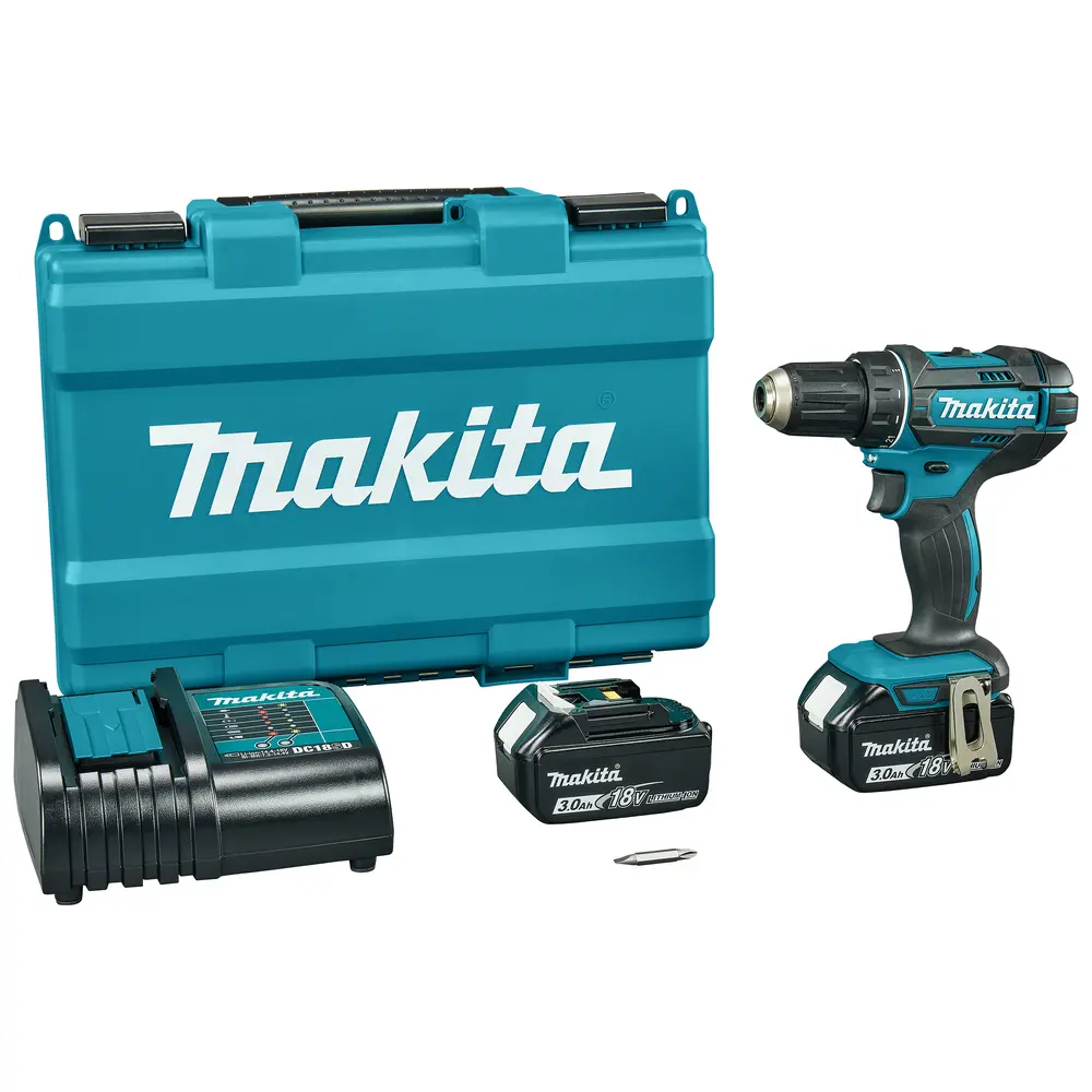 Perceuse visseuse LXT ®DDF482SFE - MAKITA - avec 2 batteries 3A - chargeur - mallette -  DDF482SFE