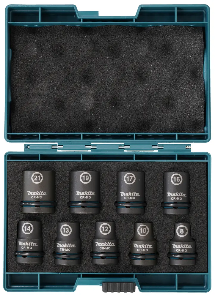 Coffret de 9 douilles IMPACT BLACK - MAKITA - E-16570 Article internet O/N : Oui