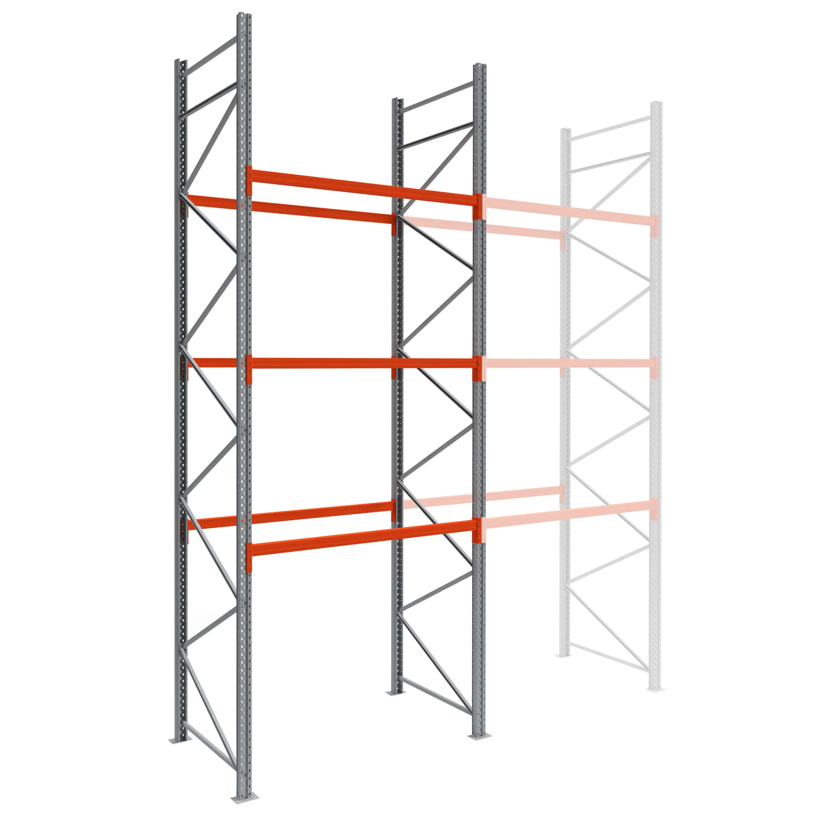 Rack Epsirack XL - Kit - 3 niv. de stockage palette - MANORGA - BXZRACKPAL