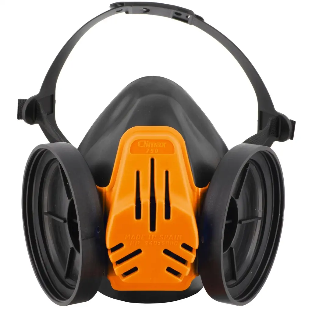 Demi-masque respiratoire en caoutchouc pour 2 filtres - SINGER - DM756C