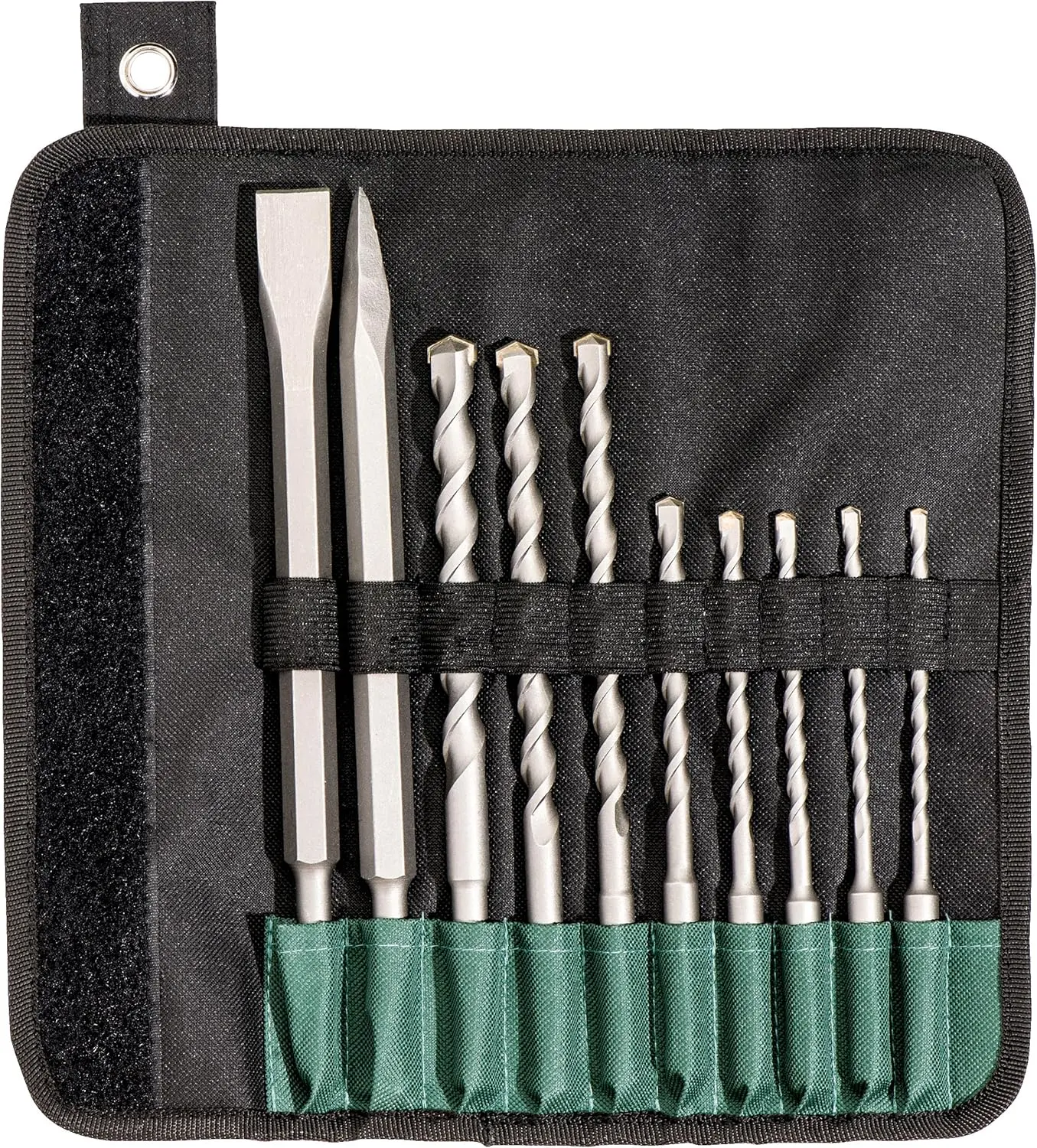 Assortiment de forets et burins SDS-plus SP - 10 pièces - METABO - 630824000