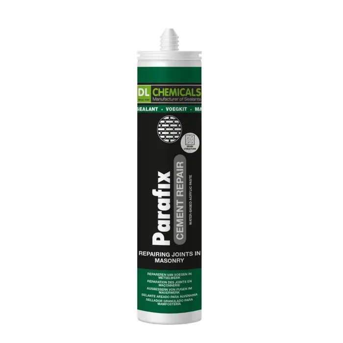 Pâte de réparation Parafix pour ciment - DL CHEMICALS - gris ciment, 310 ml