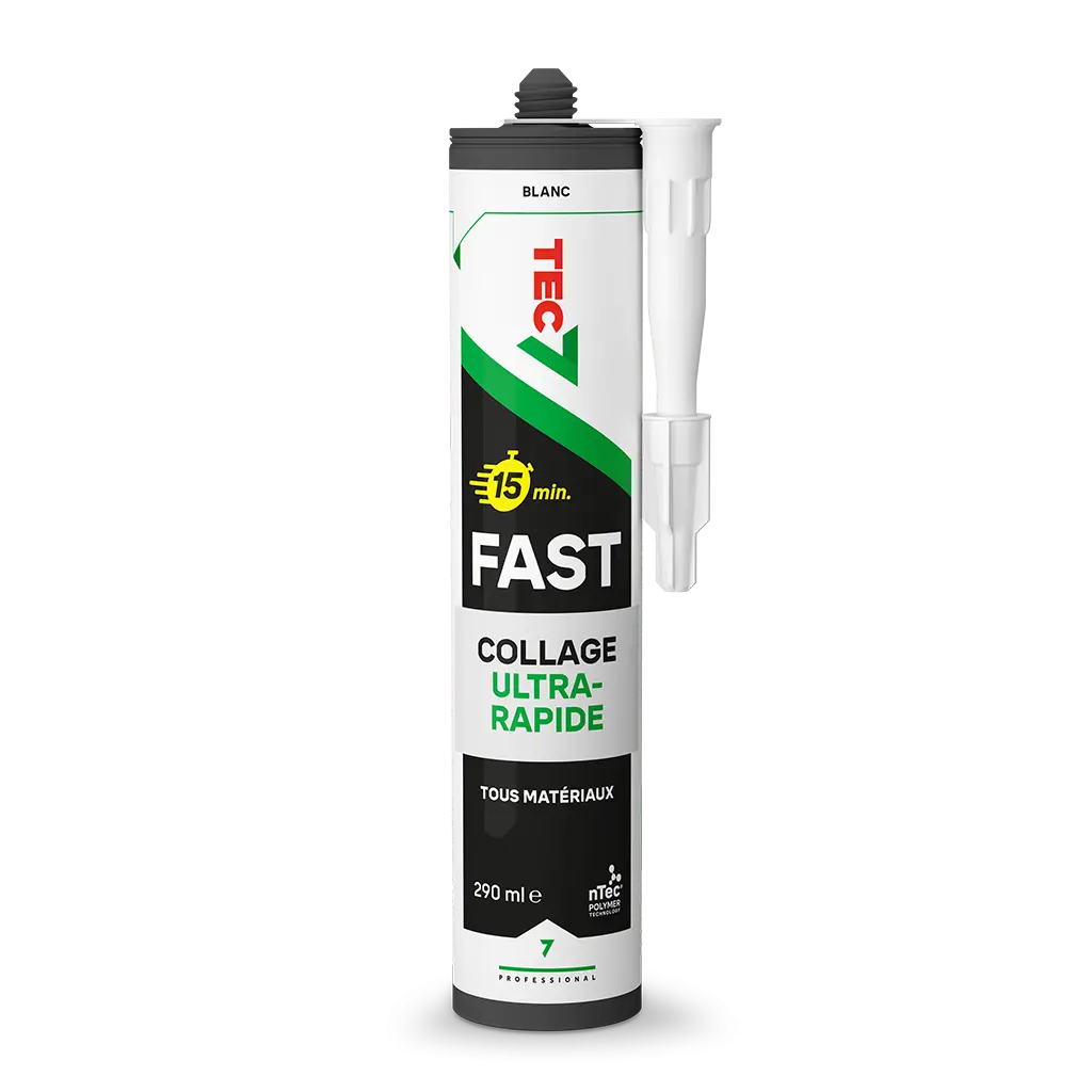 Colle Polymère FAST Blanc 310Ml Adhérence élevée en 15 minutes - TEC7 - 538206227