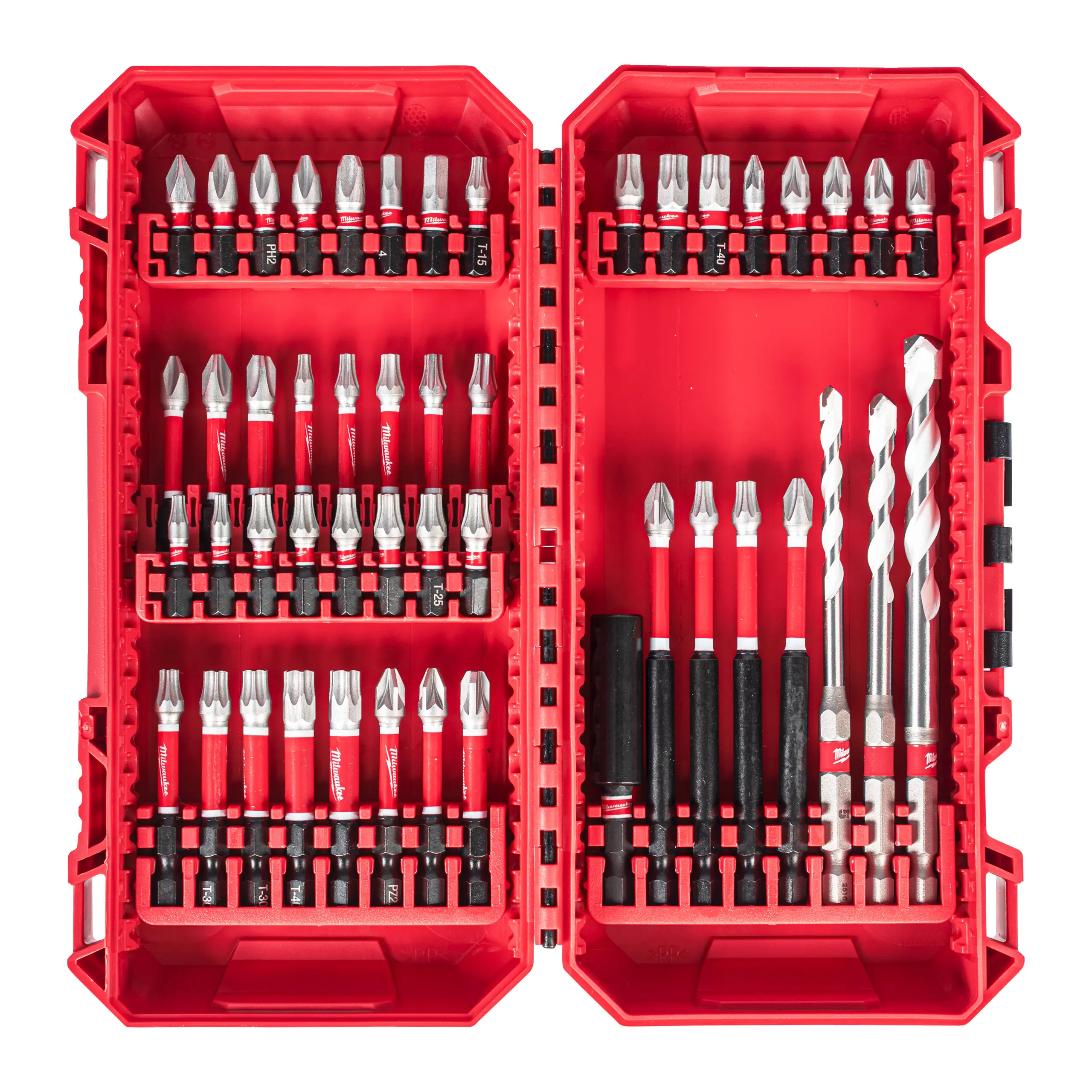 Coffret embout de vissage SHOCKWAVE Impact Duty - 48 pièces - MILWAUKEE - 4932492005