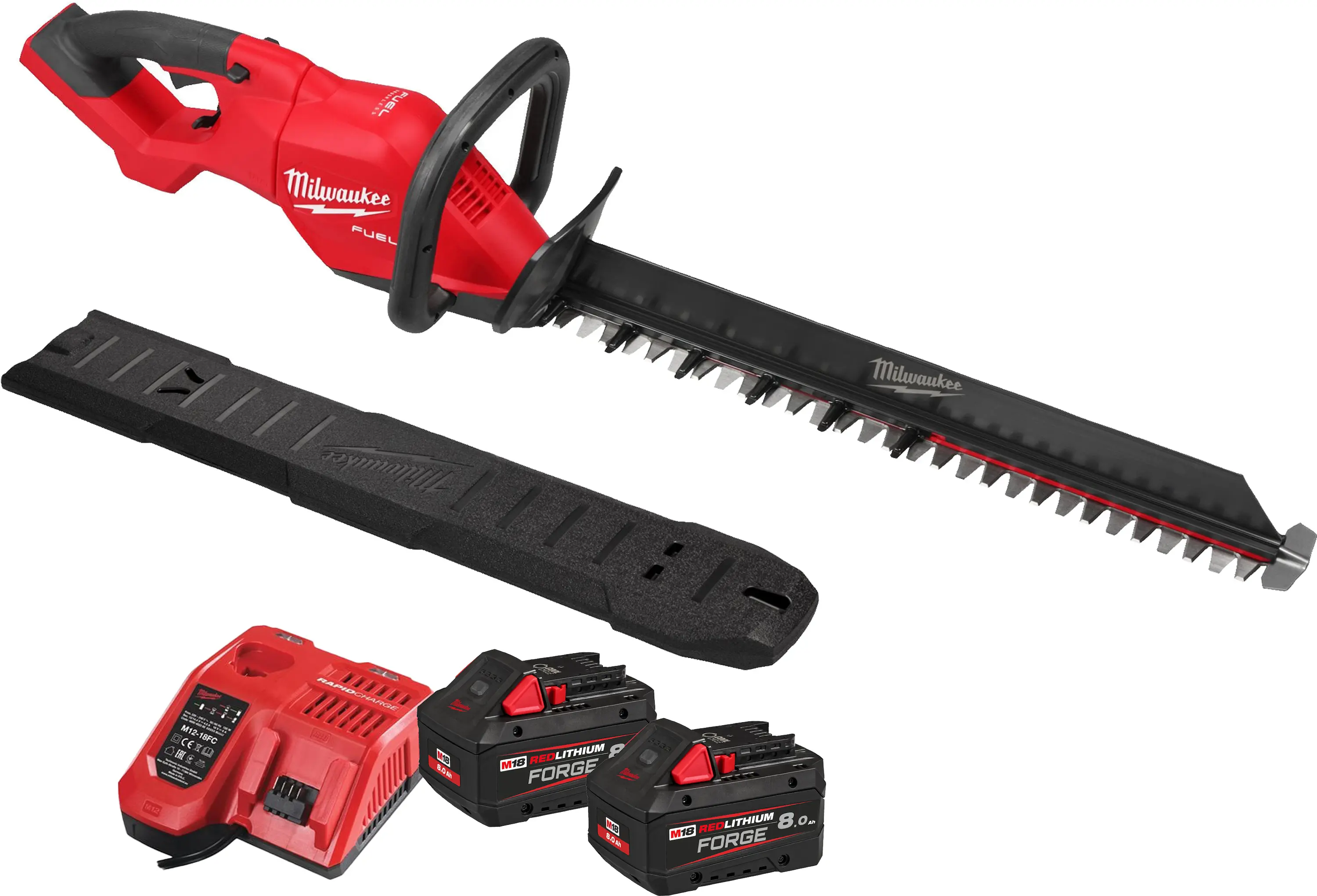 Taille-haies M18 FHET60G2-802 FUEL 18V 8,0Ah - lame 60 cm - MILWAUKEE - 4933498385