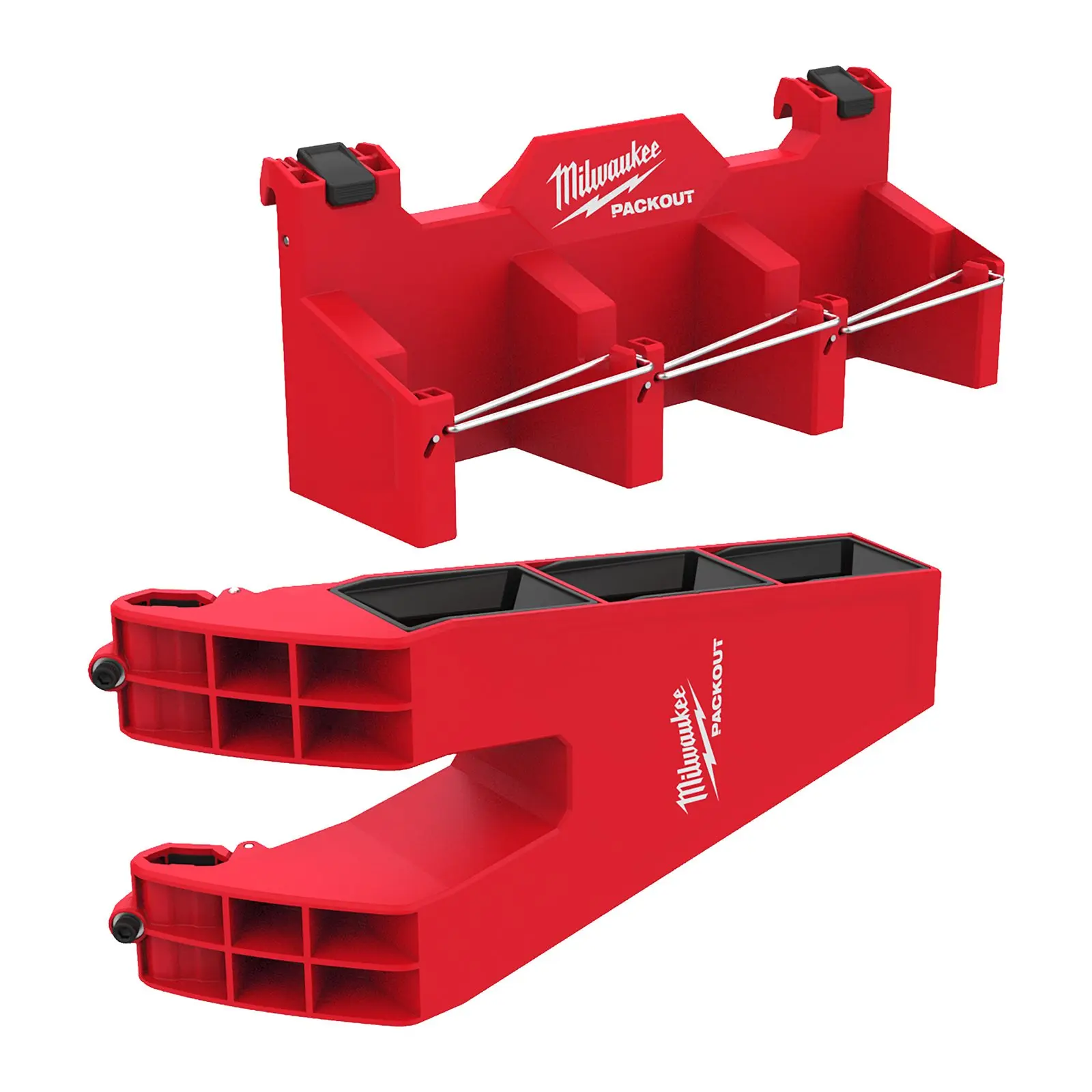 Porte outils long latéral pour caisse Packout - Capacité de charge 11 kg - MILWAUKEE - 4932498649
