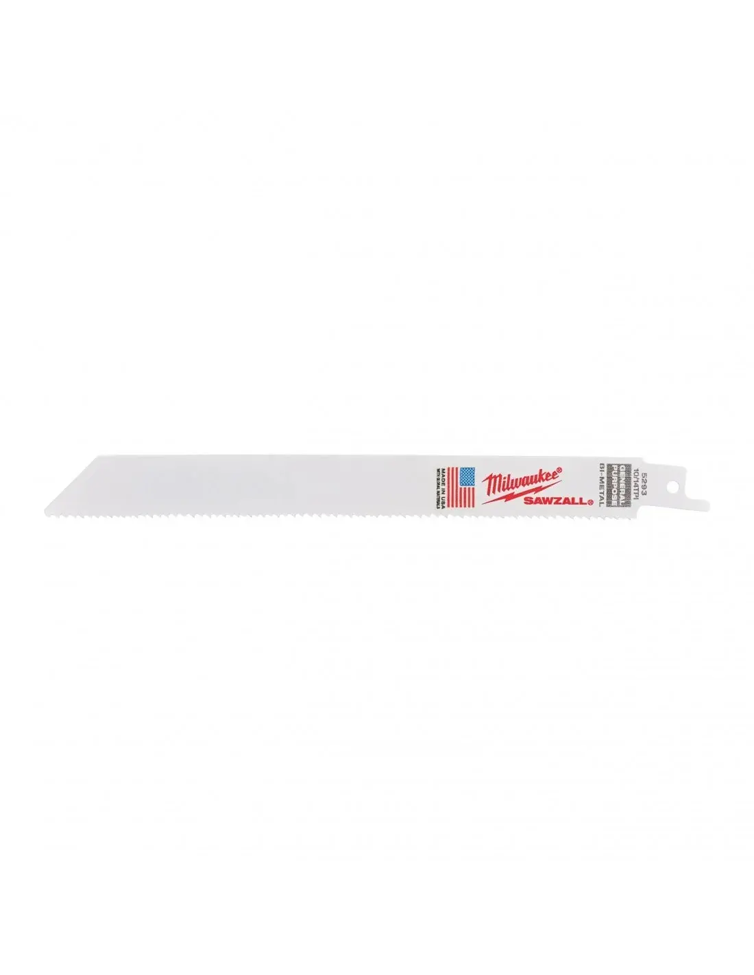 Set de 5 lames de scie sabre 200 mm - MILWAUKEE - 48475093