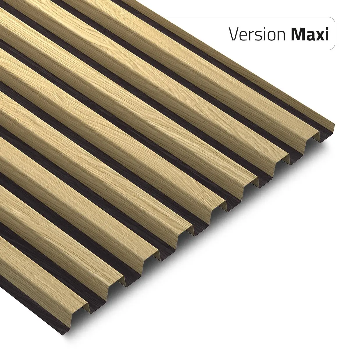 Panneaux de parement MY METAL FACTORY Acier Effet Bois - 3000x 710 mm - M000072