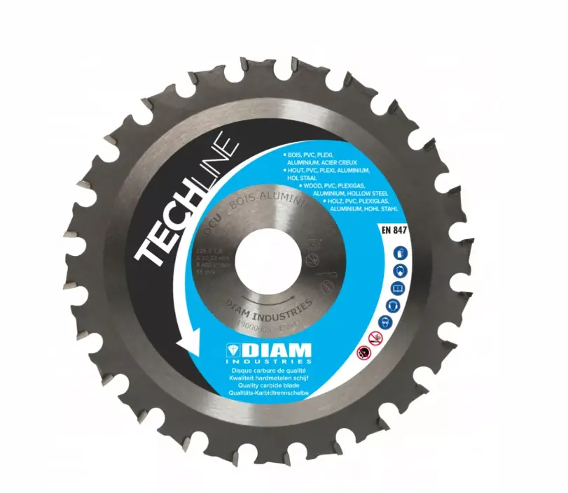 Disque carbure DCU Diam Industries - D 230MM - DIAM INDUSTRIES - DCU230/22