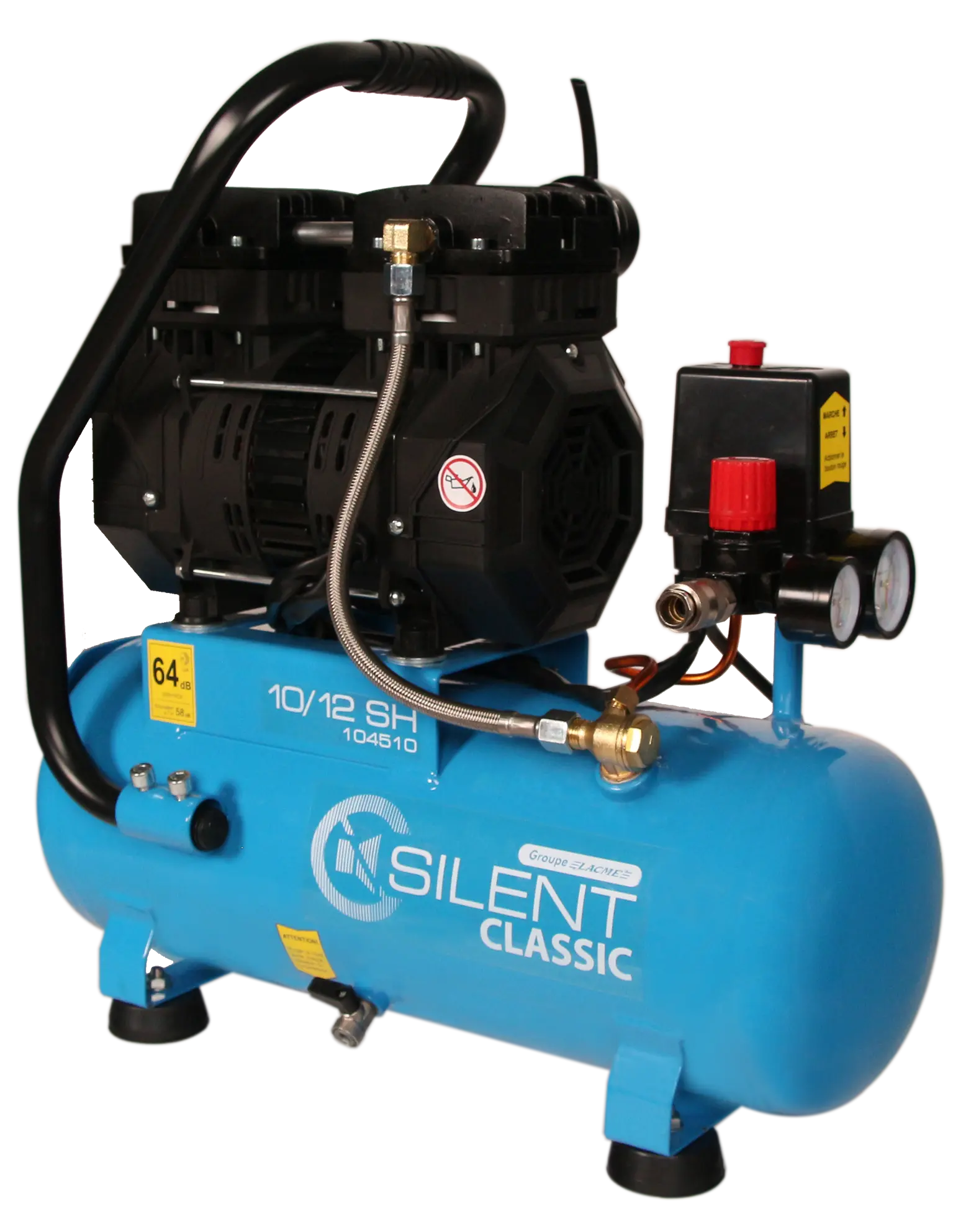 Compresseur d'air Silent Classic 10/12 SH CMP  - LACME - 104510
