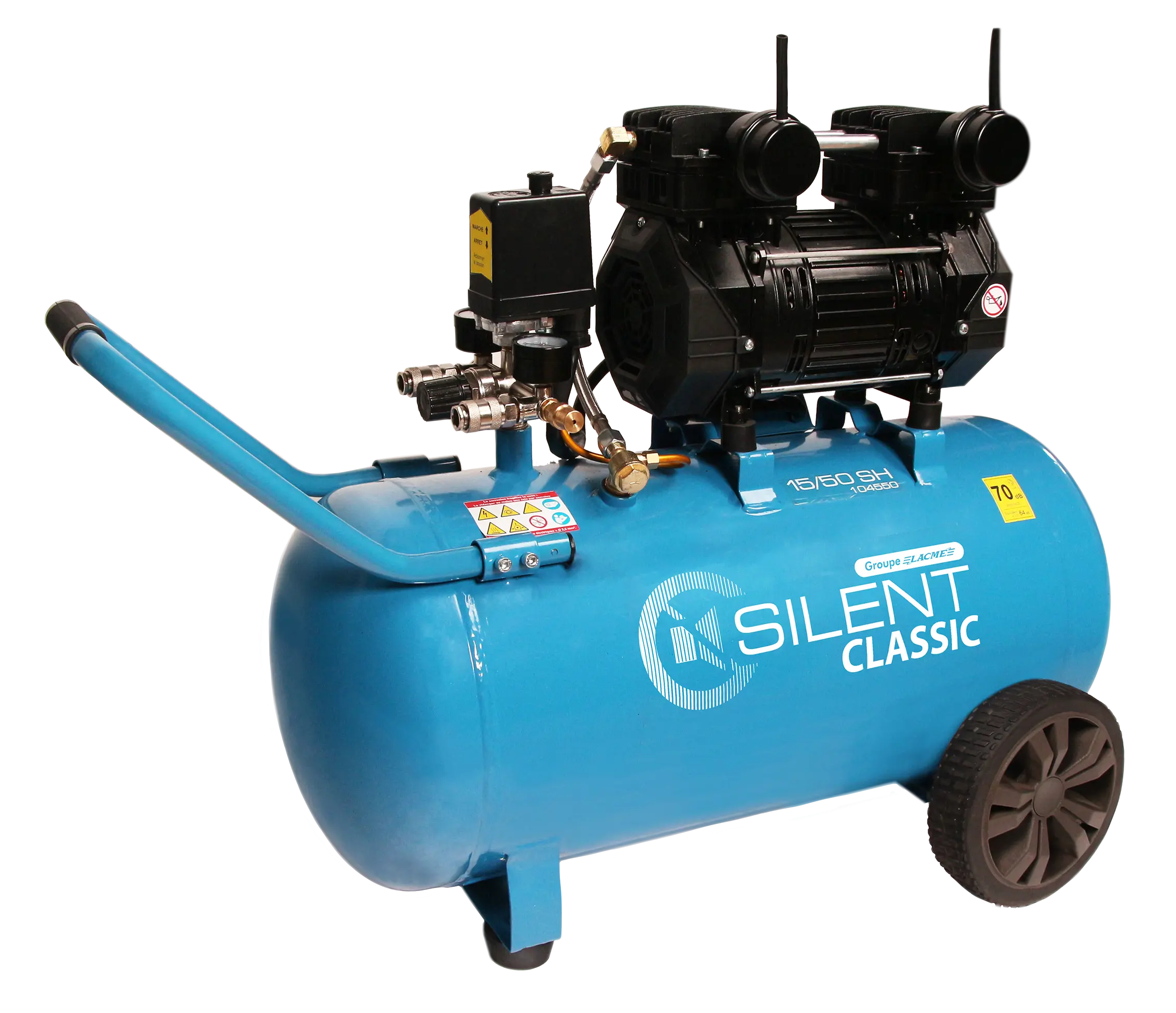 Compresseur d'air Silent Classic 15/50 SH - LACME - 104550