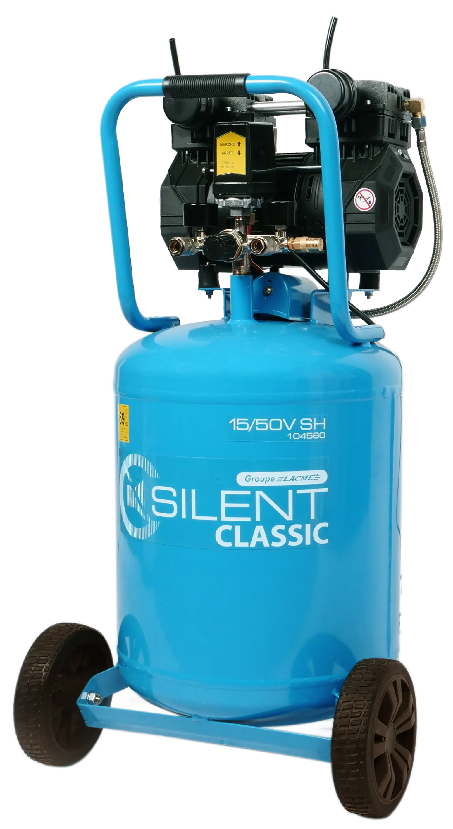 Compresseur d'air Silent Classic 15/50V SH - LACME - 104560