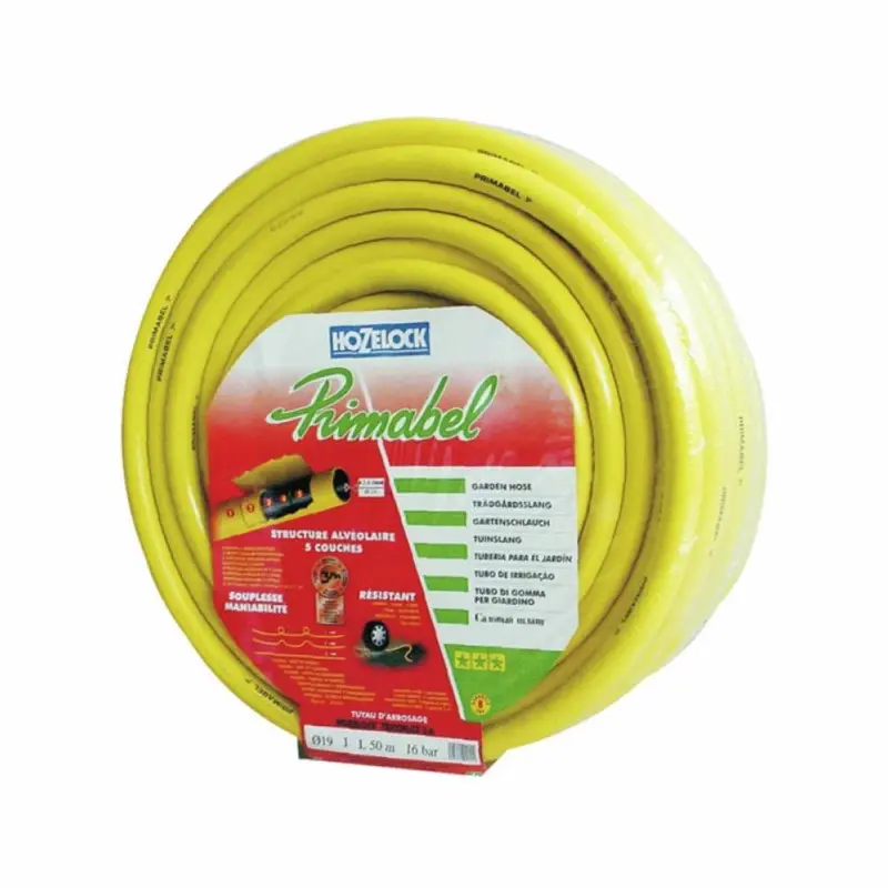 Tuyau BP6 primabel pvc jaune 19x23.8 - 50m - TRICOFLEX - 194255