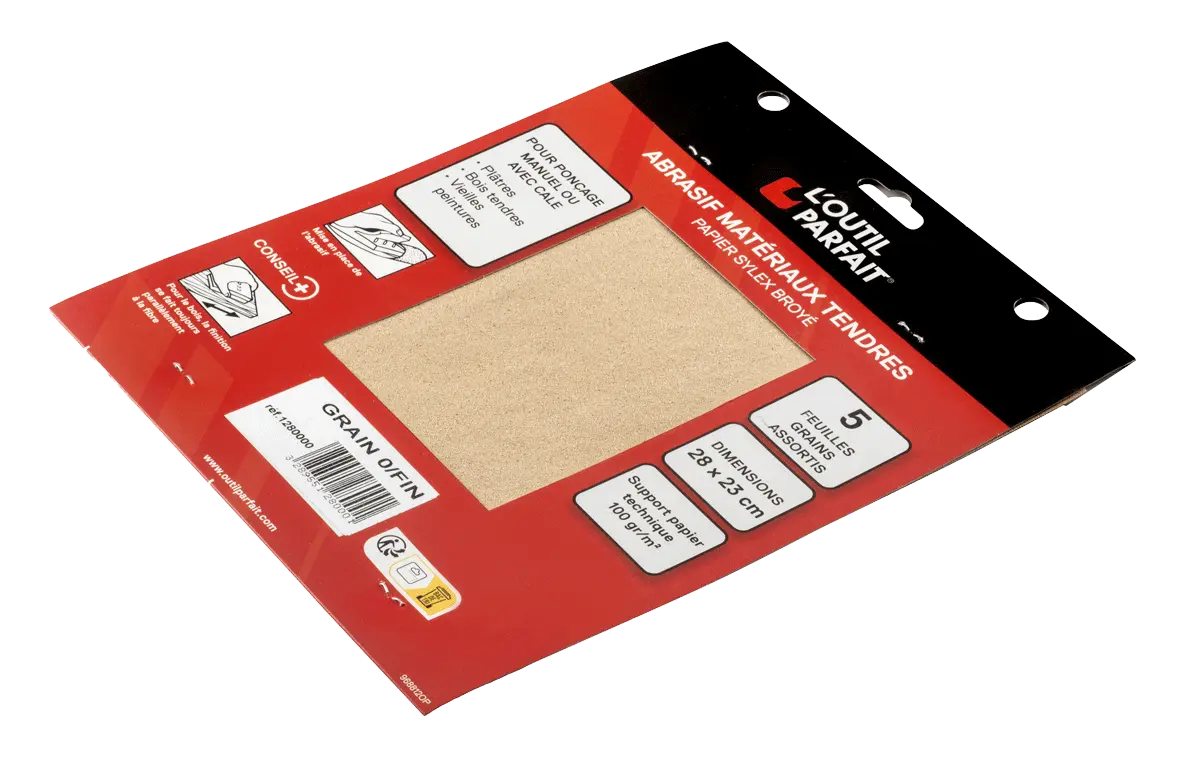 Abrasif matériaux tendres Grain 4 - G - OUTIL PARFAIT - 1280004