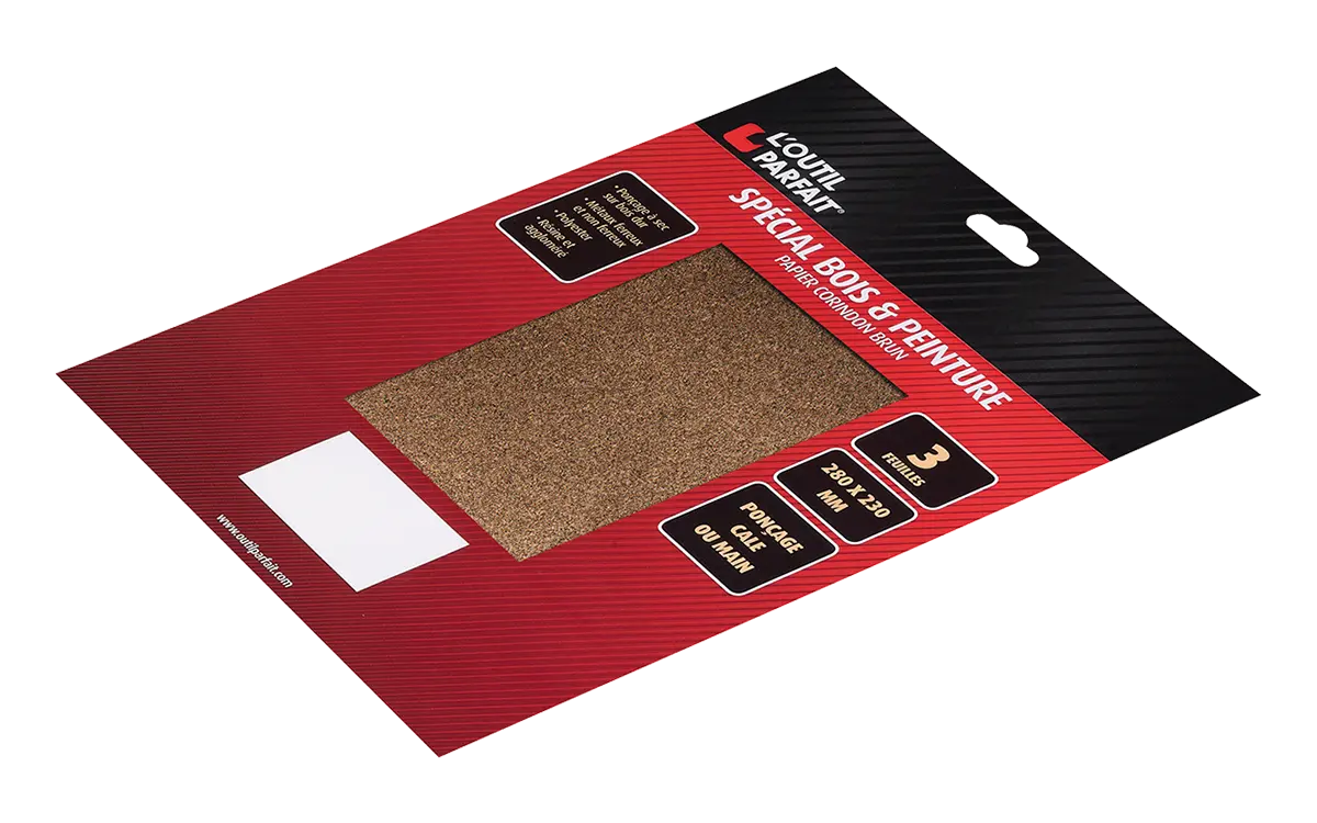 Assortiment Abrasifs Grain 60, 80 et 120 - OUTIL PARFAIT - 1285000