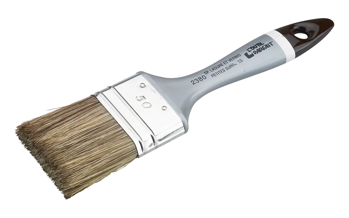 Brosse plate Traitement bois Taille 60  Sortie Fibres 56 mm  Épaisseur 15 mm - OUTIL PARFAIT - 2380060