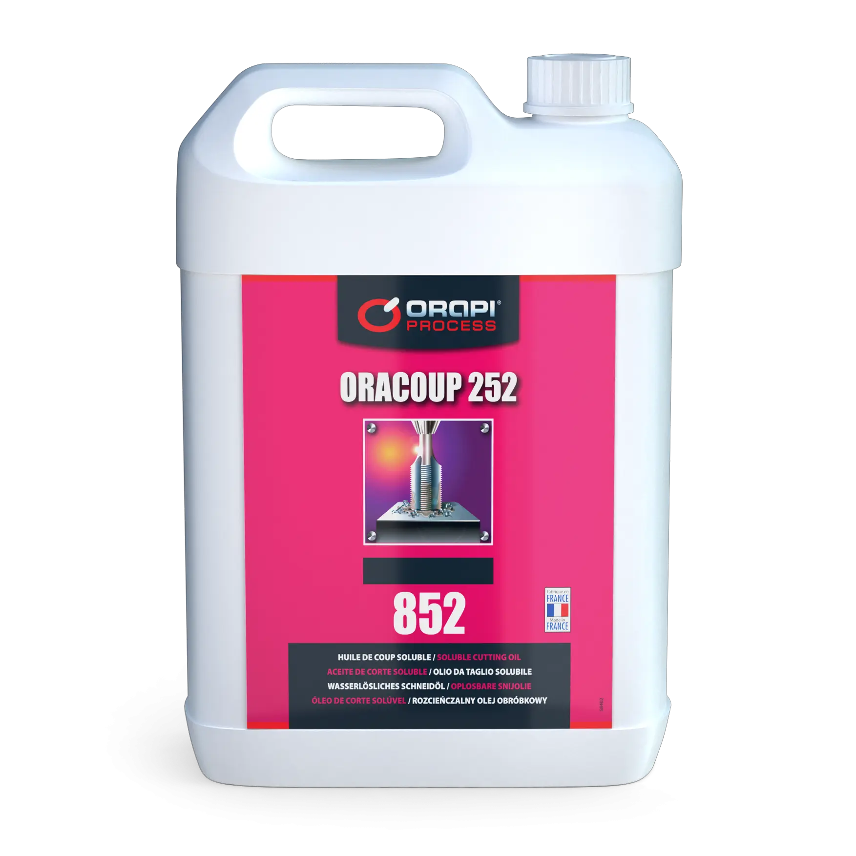 Huile de coupe soluble Oracoup 252 - Bidon de 5L - ORAPI - 2852J1