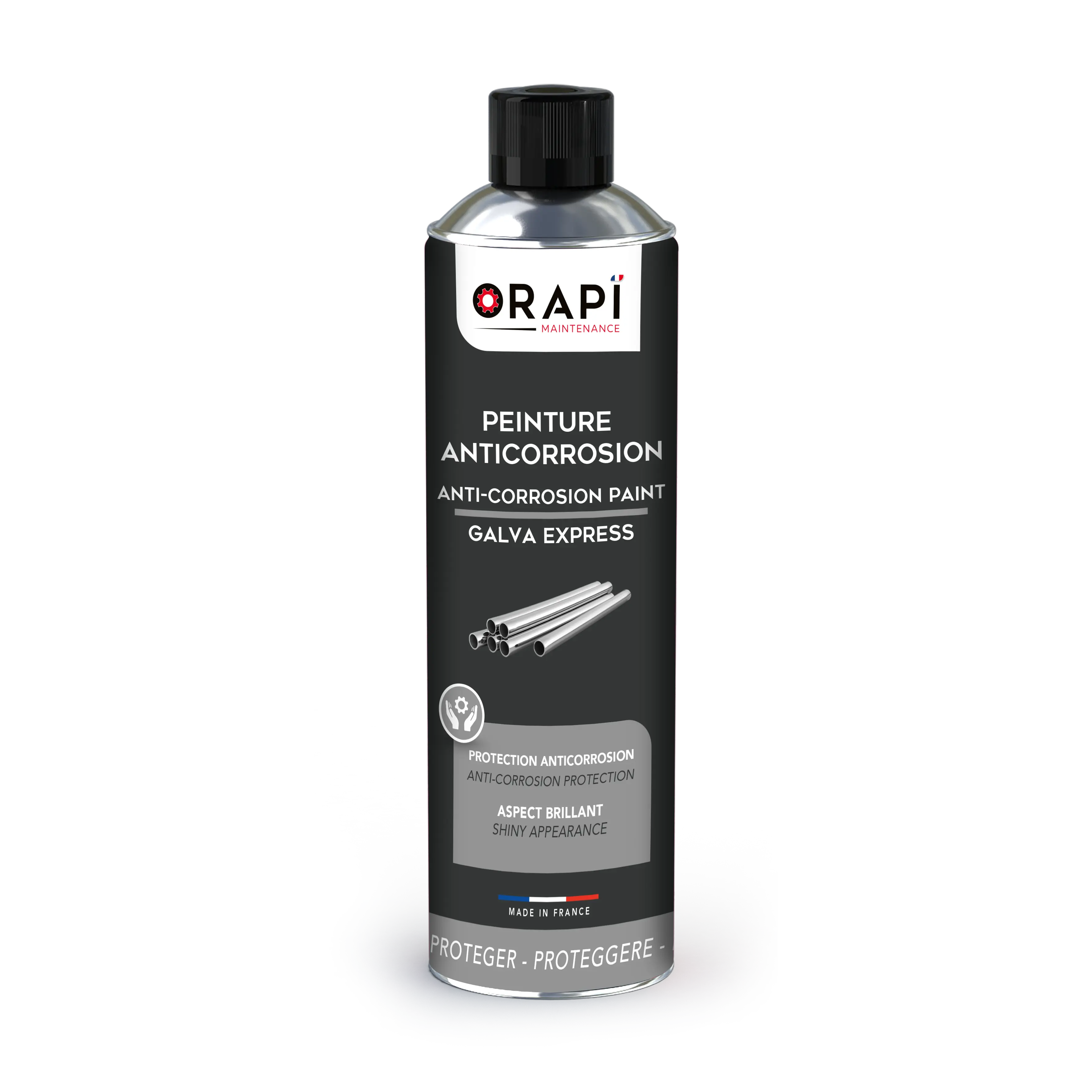 Galvanisation et peintures Galva Express - Aérosol 650 ml - ORAPI - 4699A4