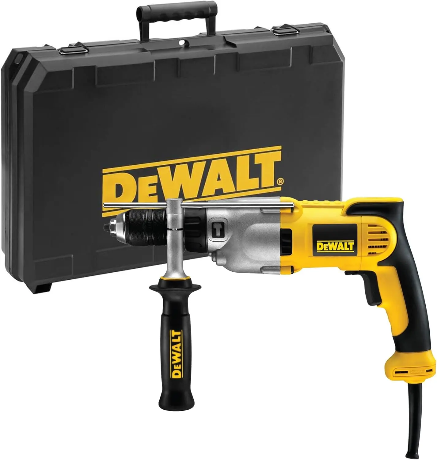 Perceuse percussion 2 vitesses 1100 W livrée en Coffret - DEWALT - DWD524KS-QS