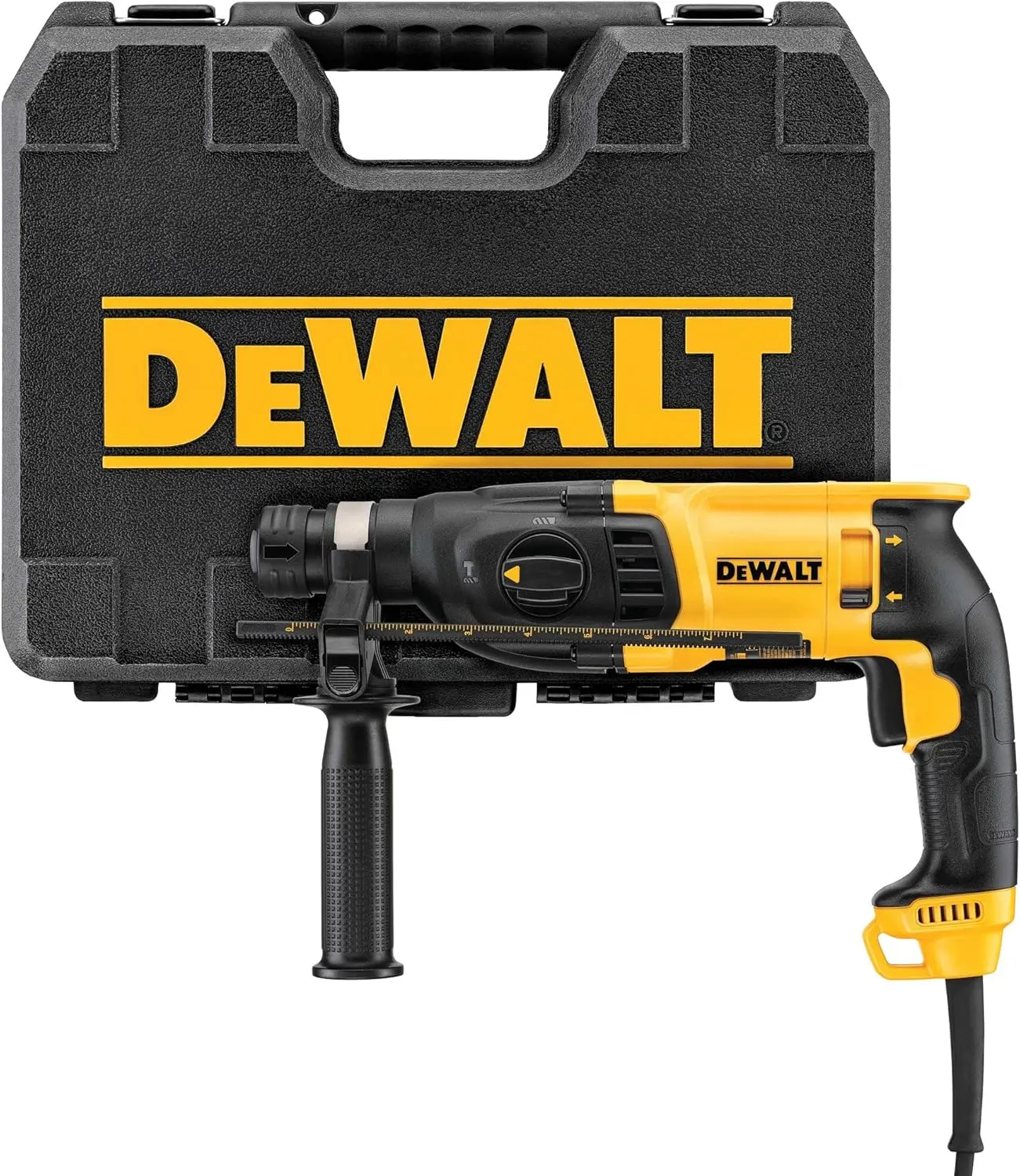 Perforateur SDS-plus 800 W - Ø 26 mm - 3 modes - Coffret - DEWALT - D25133K-QS