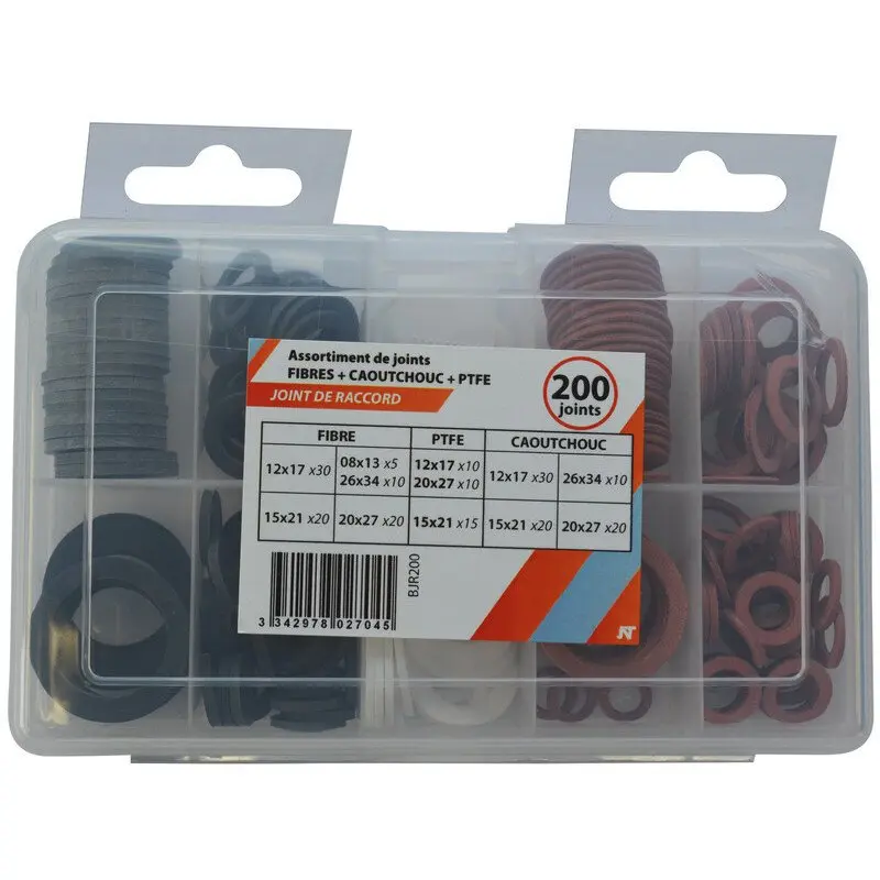 Coffret 200 joints raccord fibre - NOYON ET THIEBAULT - BJR200
