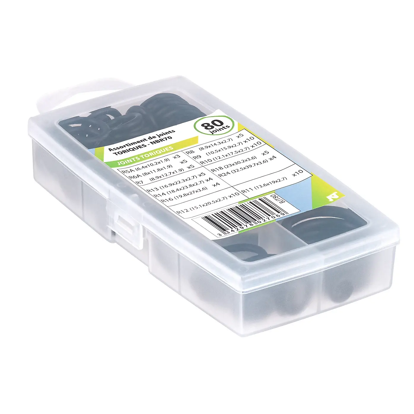 Coffret 80 joints torique - NOYON ET THIEBAULT - BJT80