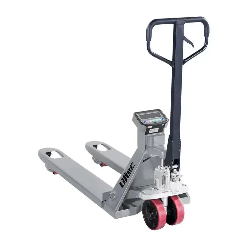 Transpalette manuel peseur 2 T modèle PY20 sur batterie - Fourches 1150 x 540 mm - PRAMAC - TGA420UV01M