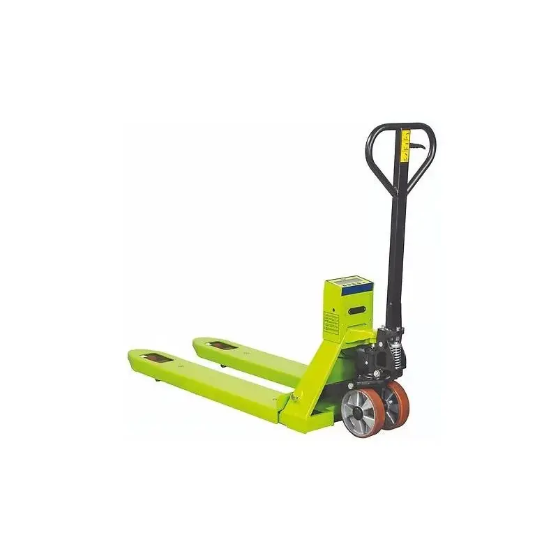 Transpalette manuel peseur avec capteurs 2,5 T modèle PX 25 - Fourches 1 185 x 555 mm - PRAMAC - G6B330UV100