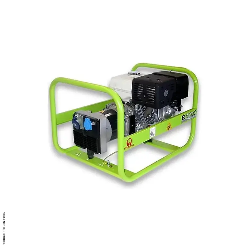 Groupe électrogène essence monophasé 4,6 kW E5000 - PRAMAC - PA432SH100F