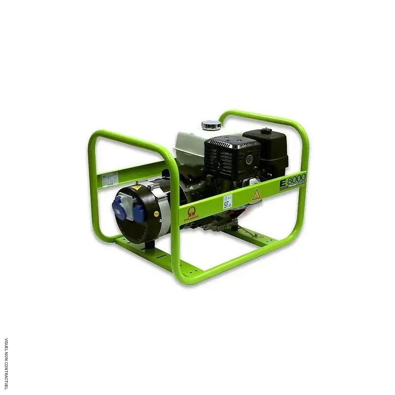 Groupe électrogène essence monophasé 6,4 kW AVR E8000 - PRAMAC - PA652SH100N