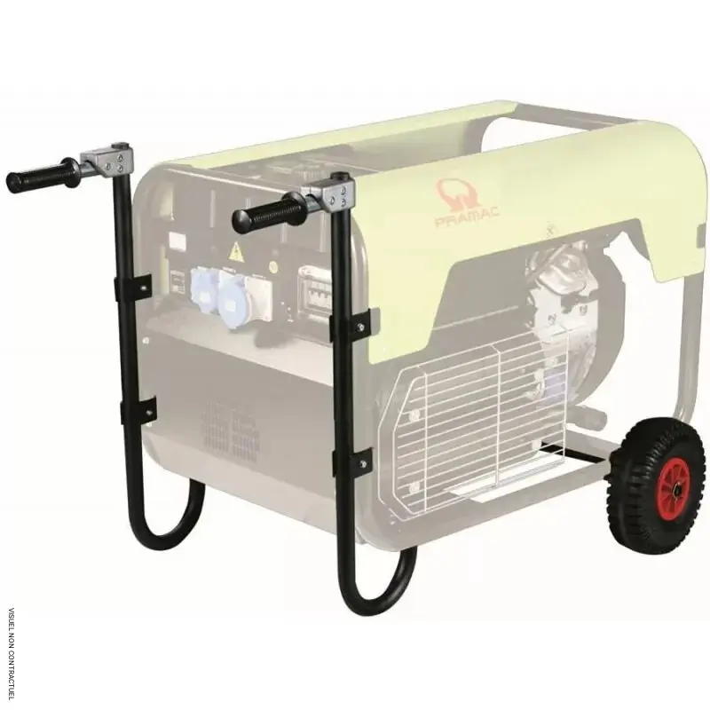 Kit brouette à poignées rabattables pour tous les groupes électrogènes - PRAMAC - PY000A000BC