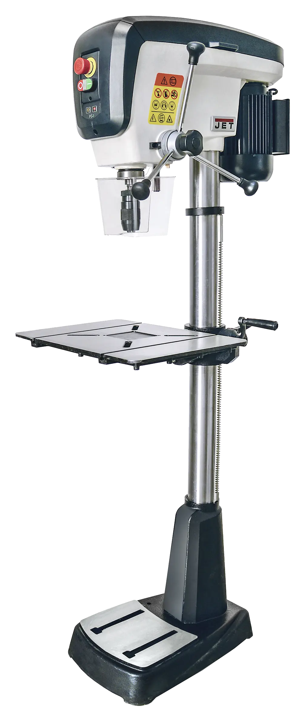 Perceuse sur colonne - 230 V / 0.55 kW - Monophasée - 16 vitesses - JET - JDP_17